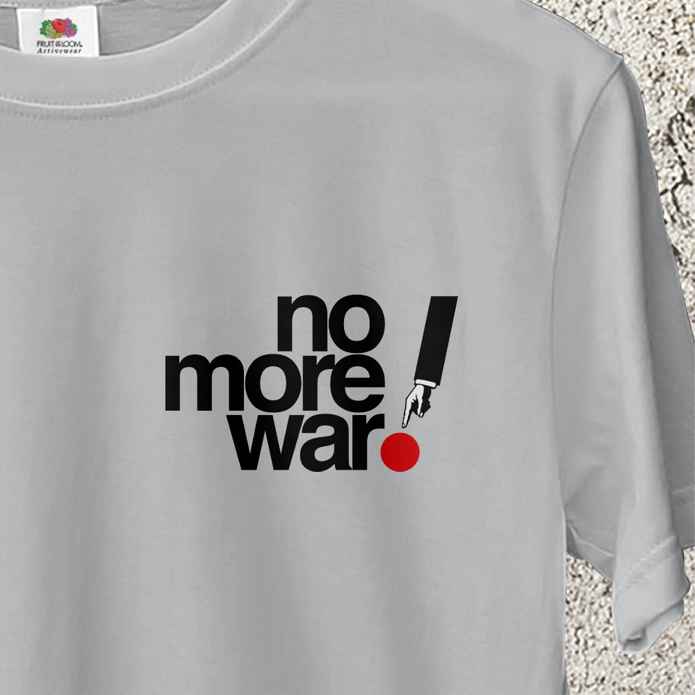 No more war.
